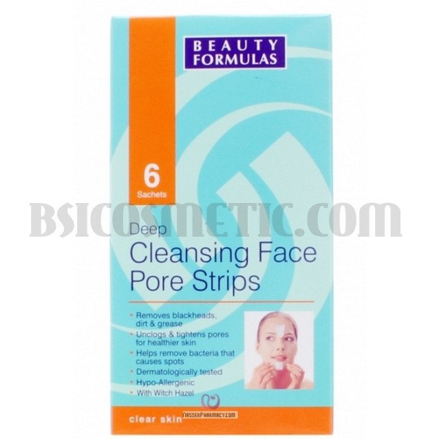 Beauty Formulas Дълбоко почистваща черни точки маска за лице 6бр. Beauty Formulas Дълбоко почистваща черни точки маска за лице 6бр.