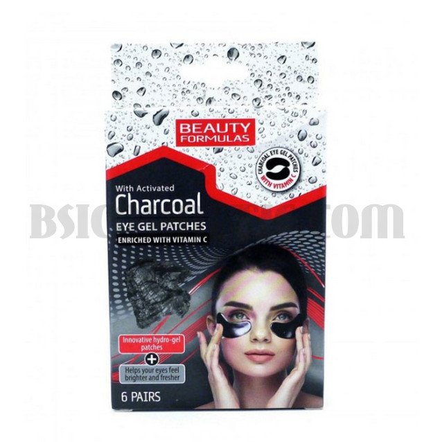 Beauty Formulas Charcoal Възстановяващи и тонизиращи гел - платири за околоочния контур Beauty Formulas Charcoal Възстановяващи и тонизиращи гел - платири за околоочния контур