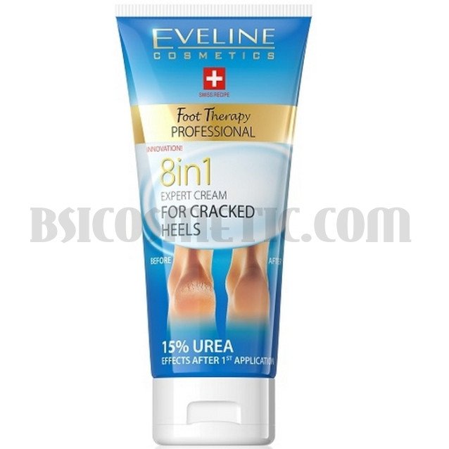 EVELINE FOOT THERAPY КРЕМ ЗА НАПУКАНИ ПЕТИ 8В1