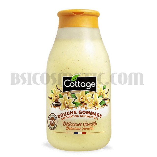 Ексфолиращ крем душ гел за тяло COTTAGE Ванилия
