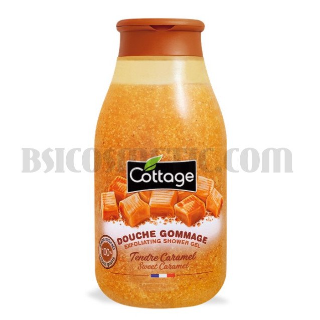 Ексфолиращ крем душ гел за тяло COTTAGE Карамел