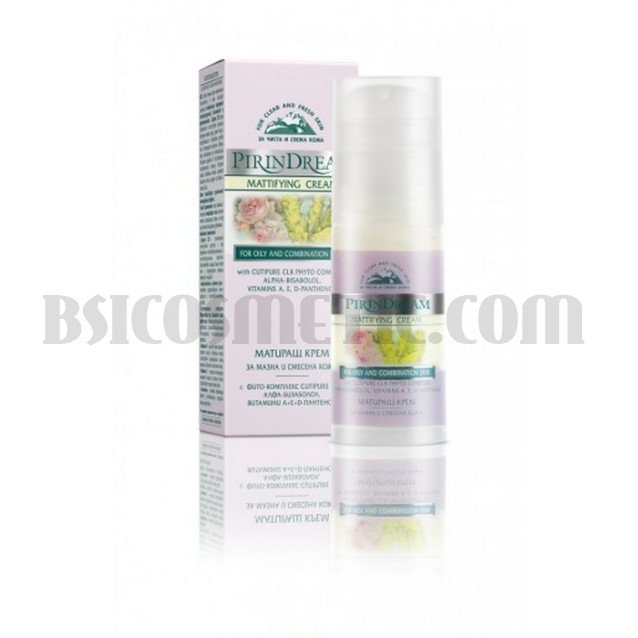 Pirin Dream Матиращ крем за мазна и смесена кожа 50 ml Pirin Dream Матиращ крем за мазна и смесена кожа 50 ml