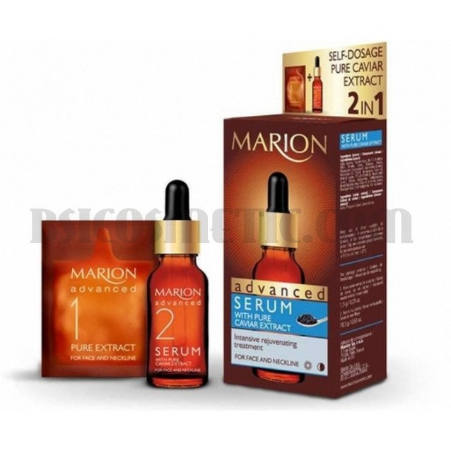 MARION ПОДМЛАДЯВАЩ СЕРУМ С ЕКСТРАКТ ОТ ХАЙВЕР 2В1 18,5ml