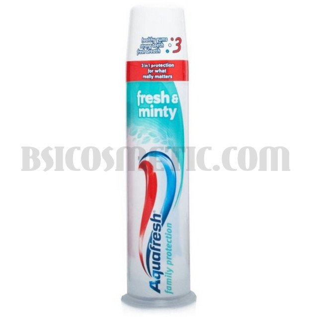 Aquafresh Паста за зъби помпа Fresh & Minty