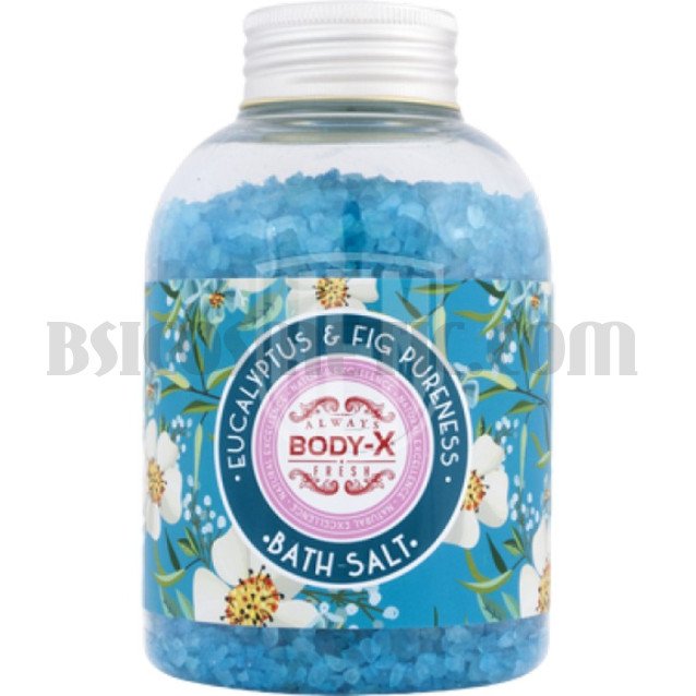 Body-X Соли за вана с евкалипт Eucalyptus & Fig Pureness 600 g