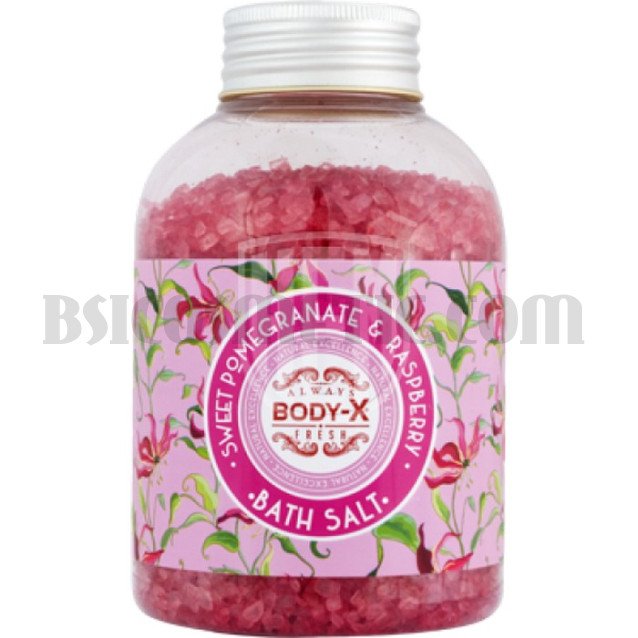 Body-X Соли за баня Sweet Pomegranate & Raspberry