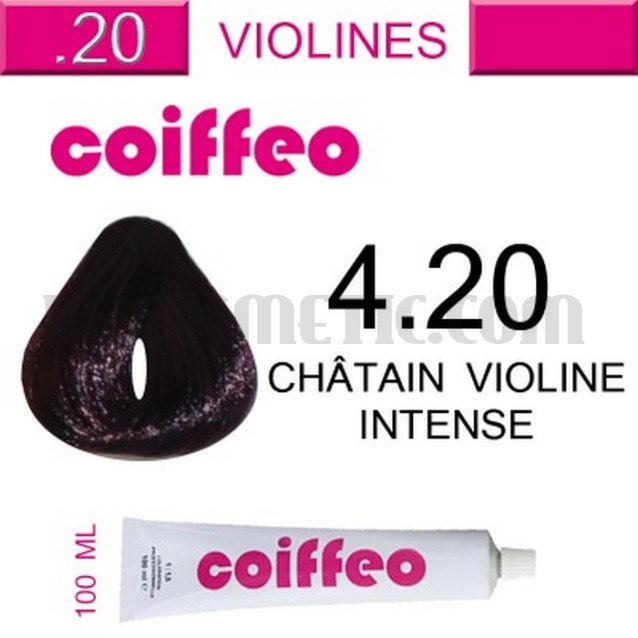 Coiffeo - N 4.20 Интензивно виолетово тъмно кафяво 100 мл. Coiffeo - N 4.20 Интензивно виолетово тъмно кафяво 100 мл.