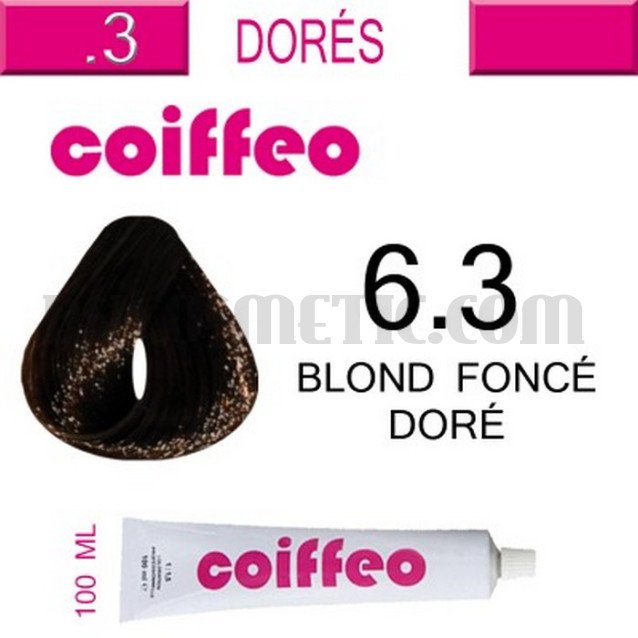 Coiffeo - 6.3 Златно тъмно русо 100 мл. Coiffeo - 6.3 Златно тъмно русо 100 мл.