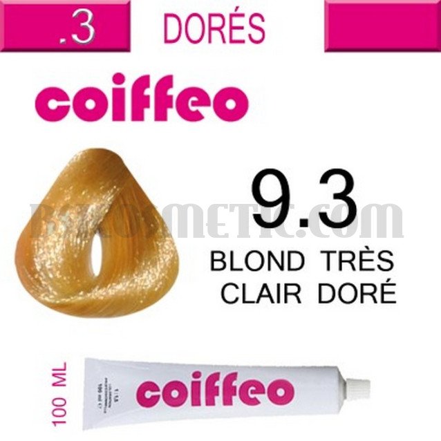 Coiffeo - 9.3 Златно много светло русо Coiffeo - 9.3 Златно много светло русо