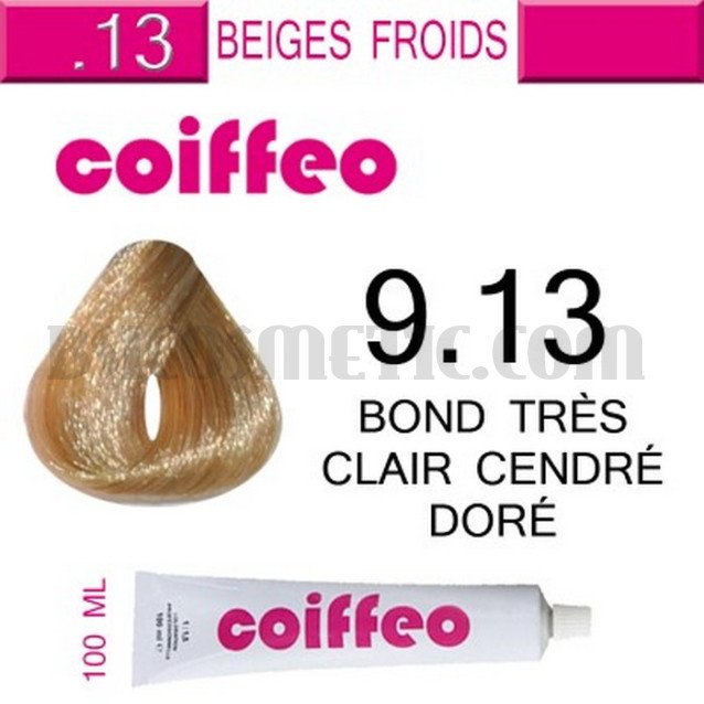 Coiffeo - 9.13 Златно пепелно много св.русо 100мл. Coiffeo - 9.13 Златно пепелно много св.русо 100мл.