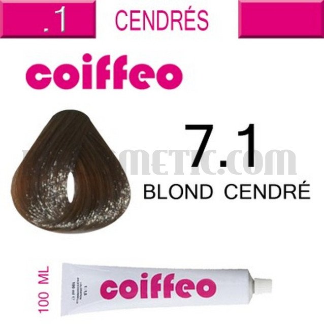 Coiffeo - 7.1 Пепелно русо 100мл. Coiffeo - 7.1 Пепелно русо 100мл.