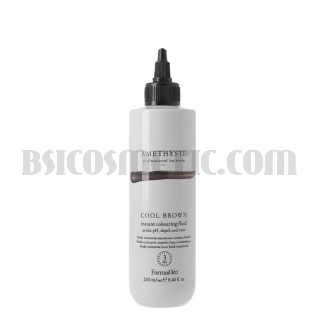 Farmavita оцветяващ флуид студено кафяво Instant Color Fluid Cool Brown 250 мл.