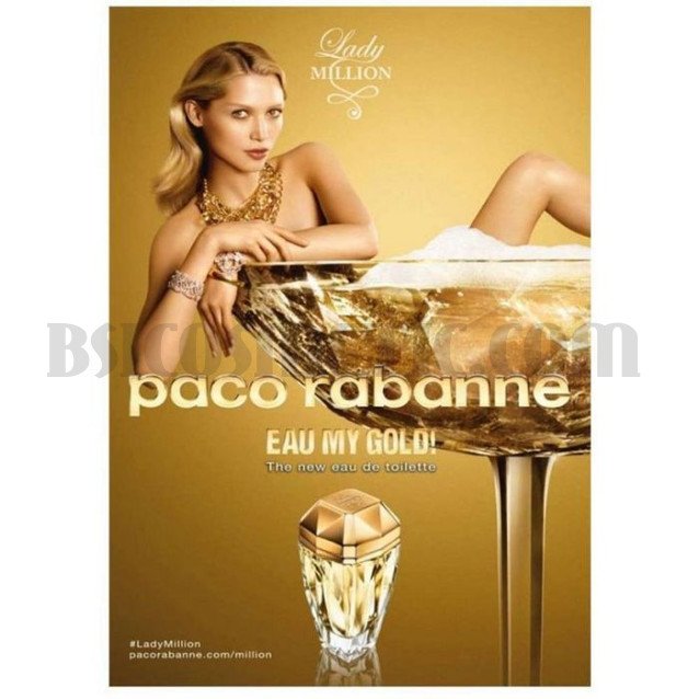 Paco Rabanne Lady Million Eau My Gold за жени без опаковка - EDT 80 ml