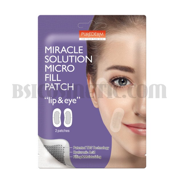 Purederm микро филър пачове за очи и устни 2 бр