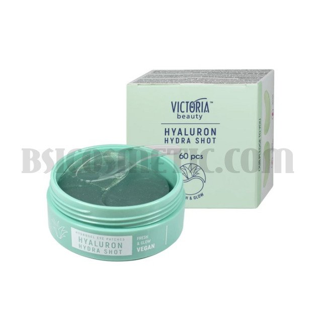 Victoria Beauty Hydra Shot Хидрогел пачове за очи с хиалуронова киселина, алое вера, ниацинамид и зелен чай