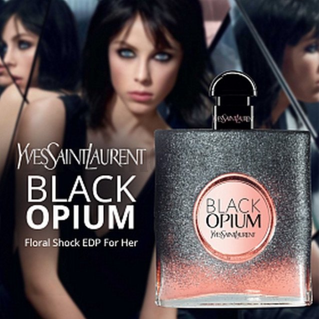 Yves Saint Laurent Black Opium Floral Shock за жени без опаковка - EDP 90 ml Yves Saint Laurent Black Opium Floral Shock за жени без опаковка - EDP 90 ml