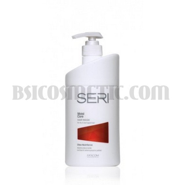 Seri Moist Core маска за суха и увредена коса 1000 мл. Seri Moist Core маска за суха и увредена коса 1000 мл.