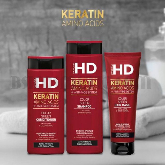 HD Keratin Шампоан за боядисана и третирана коса 400 мл