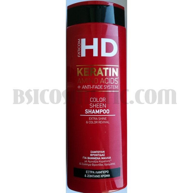 HD Keratin Шампоан за боядисана и третирана коса 400 мл
