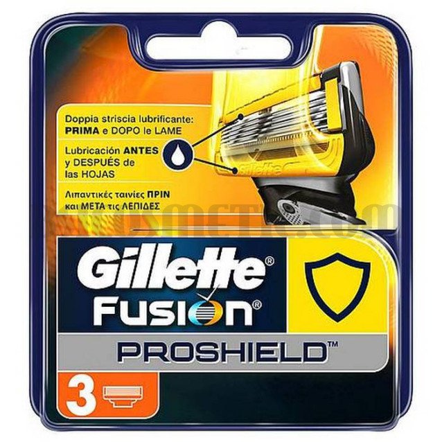 Gillette Fusion ProShield резервни ножчета 3 бр