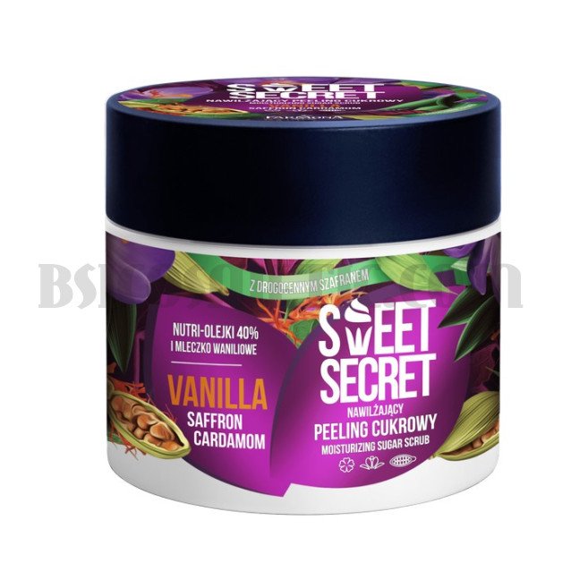 Farmona Sweet Secret Маслено-захарен пилинг за тяло ванилия 200 мл. Farmona Sweet Secret Маслено-захарен пилинг за тяло ванилия 200 мл.