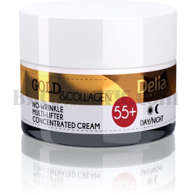 Delia Gold & Collagen 55+  Крем за лице 50 мл