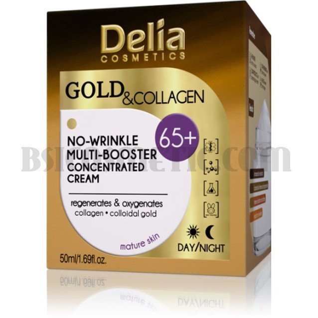 Delia Gold & Collagen 65+  Крем за лице 50 мл