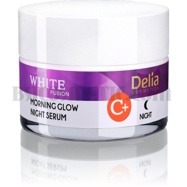 Delia White Fusion C+ Изсветляващ нощен крем за лице 50 мл