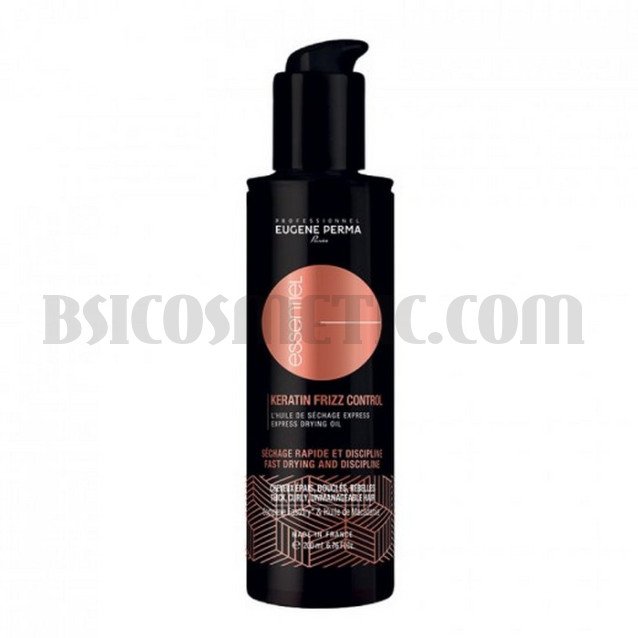 Eugene Perma Essentiel – Олио за експресно изсушаване къдрава коса Keratin Frizz Control