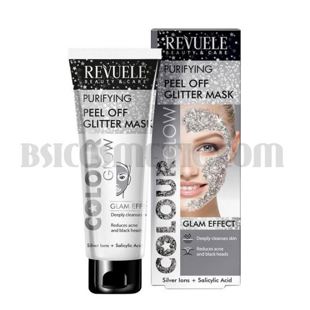 Revuele Colour Glow Почистваща пилинг маска - сива 80 мл Revuele Colour Glow Почистваща пилинг маска - сива 80 мл