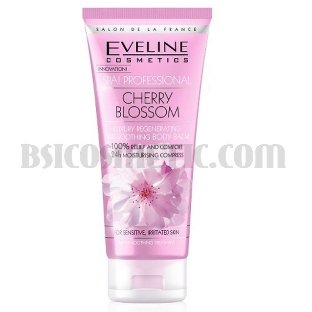 Eveline SPA Professional РЕГЕНЕРИРАЩ И УСПОКОЯВАЩ БАЛСАМ ЗА ТЯЛО С ЧЕРЕШОВИ ЦВЕТЧЕТА