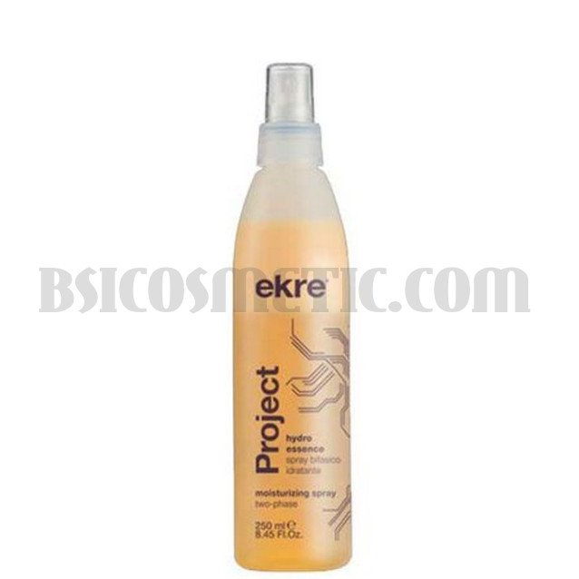 EKRE Project Hydro Essence Двуфазен хидратиращ спрей за суха коса за мекота и блясък