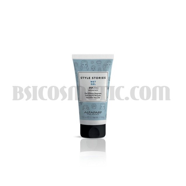 Гел за коса с мокър ефект Alfaparf Style Stories Wet Gel 150мл. Гел за коса с мокър ефект Alfaparf Style Stories Wet Gel 150мл.