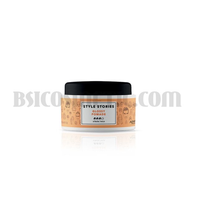 Вакса за блясък със силна фиксация Alfaparf Style Stories Glossy Pomade 100мл.
