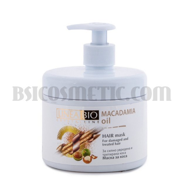 Маска за коса с макадамия Linea Bio