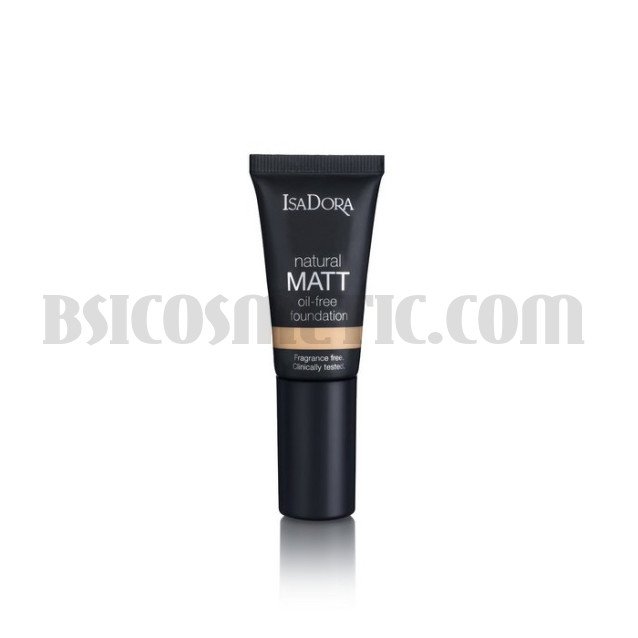 Матиращ фон дьо тен IsaDora Natural Matt Oil Free Foundation