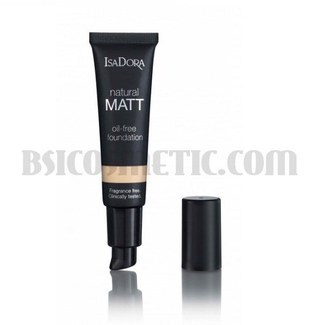 Матиращ фон дьо тен IsaDora Natural Matt Oil Free Foundation