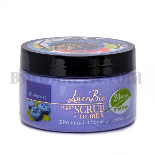 Скраб за тяло Linea Bio с масло от Бабасу и Боровинка