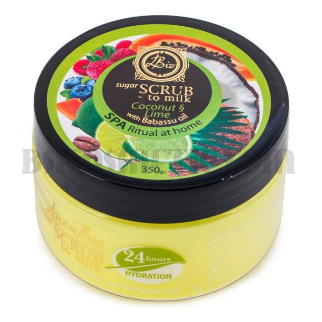 Скраб за тяло Linea Bio с масло от Бабасу, Кокос и Лайм