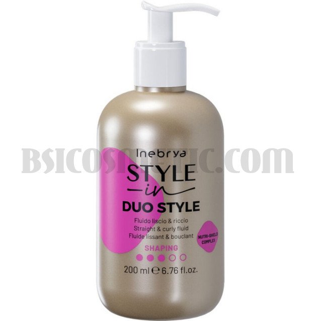 Inebrya Style-In Duo Style Fluid Флуид за изправяне или къдрене
