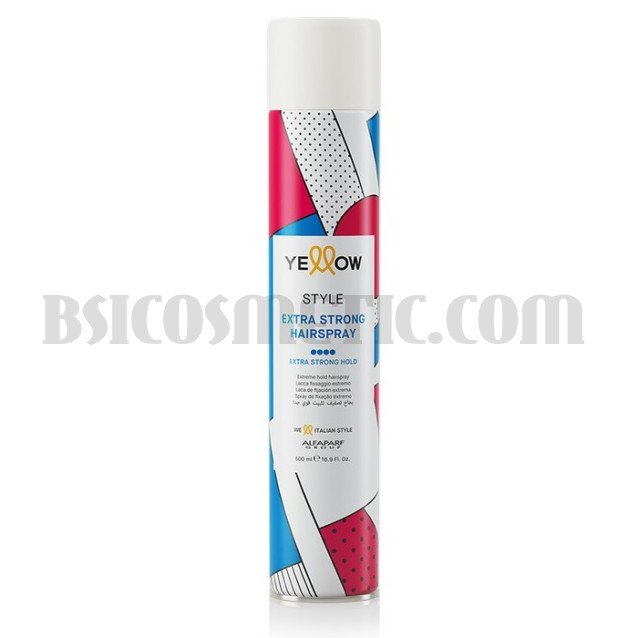 Лак за коса с много силна фиксация Alfaparf Yellow Style Extrastrong Hairspray