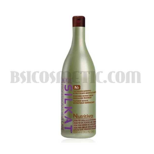 Шампоан за сухи, обезцветени и увредени коси BES Silkat Nutritivo N1 Shampoo Шампоан за сухи, обезцветени и увредени коси BES Silkat Nutritivo N1 Shampoo
