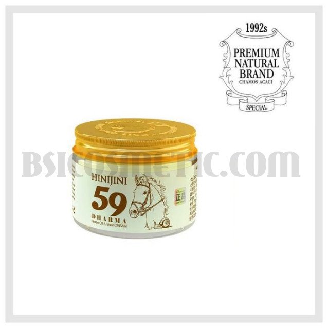 Регенериращ крем с конско масло и екстракт от охлюв Chamos Hinijini 59 dharma Регенериращ крем с конско масло и екстракт от охлюв Chamos Hinijini 59 dharma