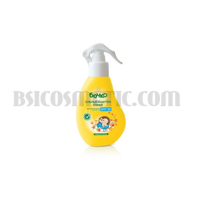 Слънцезащитен спрей SPF30 Бочко Слънцезащитен спрей SPF30 Бочко