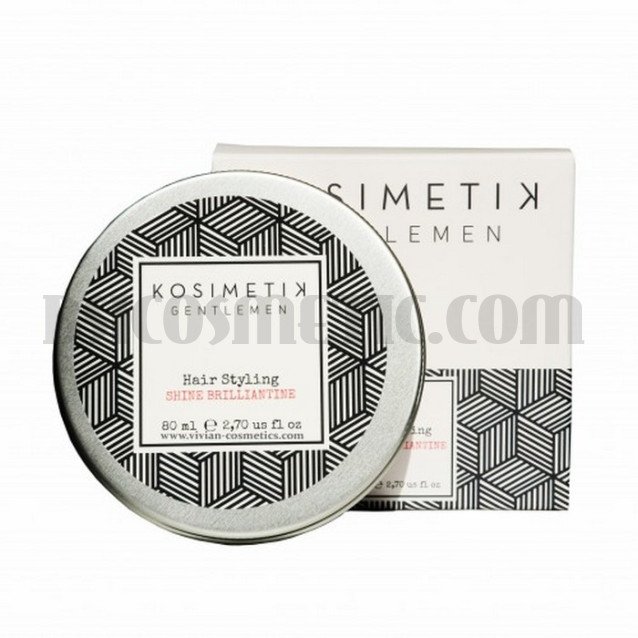 Брилянтин за коса с мокър и блестящ ефект Kosimetik Gentlemen Shine Brilliantine Брилянтин за коса с мокър и блестящ ефект Kosimetik Gentlemen Shine Brilliantine