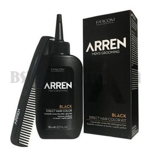 Мъжка тонираща боя за коса ARREN черна