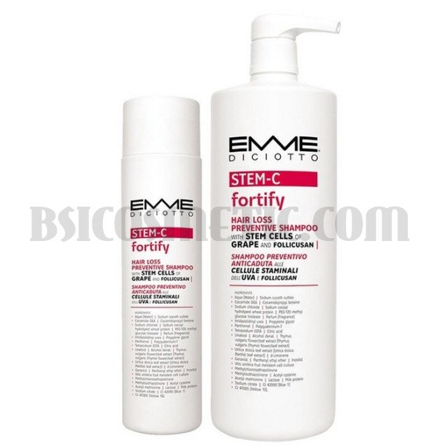 Шампоан против косопад EMME Diciotto Stem-c Fortify Hair Loss Preventive Shampoo