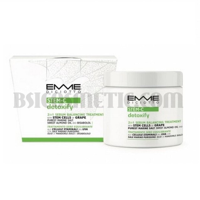 Себобалансираща терапия 2в1 EMME Diciotto Stem-c Detoxify 2in1 Sebum Balancing Treatment