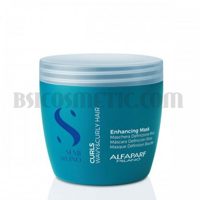 Подхранваща маска за къдрава и вълниста коса Alfaparf Semi di Lino Curls Enhancing Mask