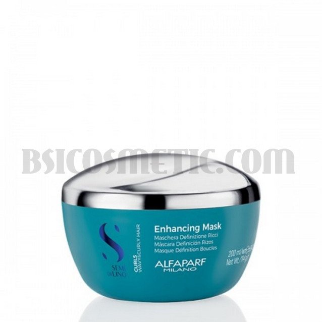Подхранваща маска за къдрава и вълниста коса Alfaparf Semi di Lino Curls Enhancing Mask